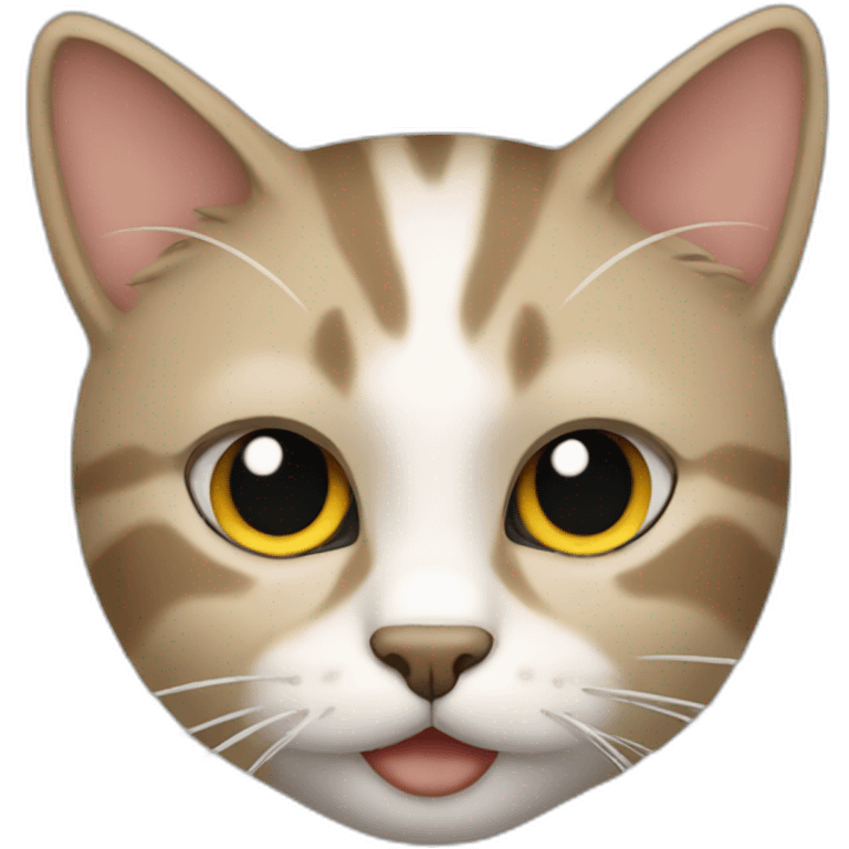 Gato saludando emoji