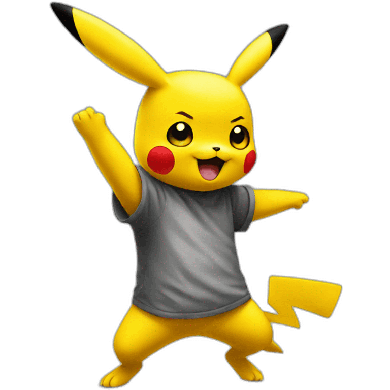 Pikachu dancing emoji