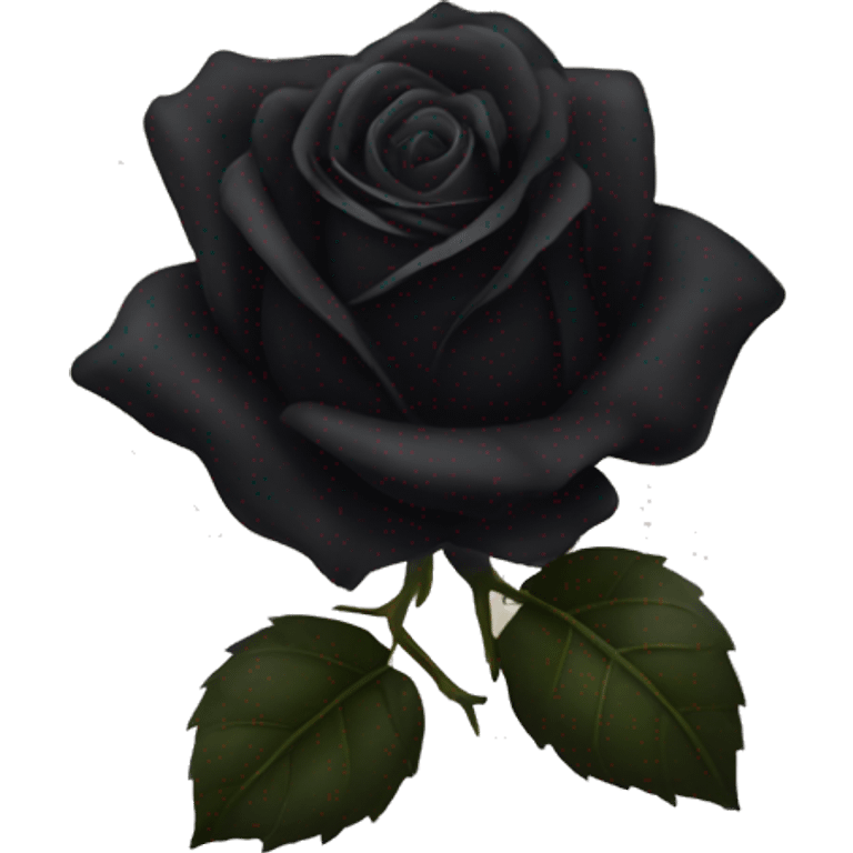 Black roses  emoji