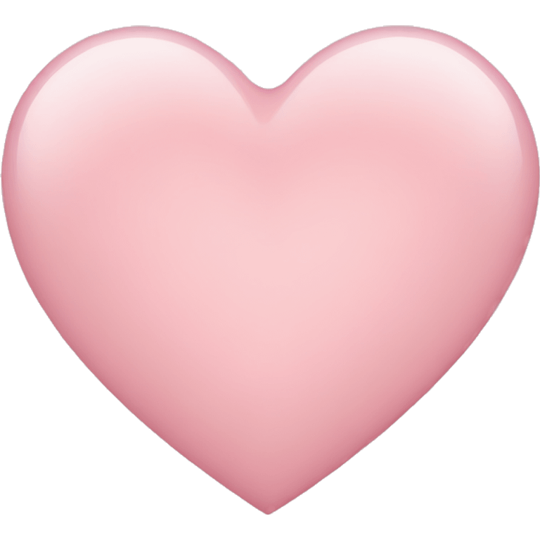 Light pink heart emoji