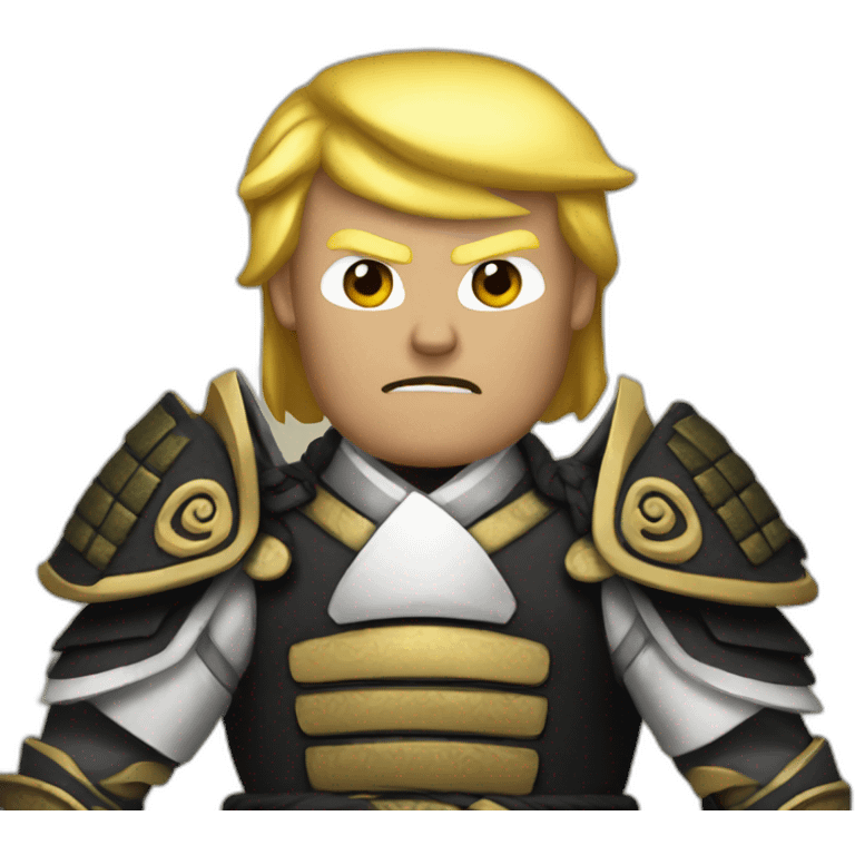 samurai Donald Trump emoji