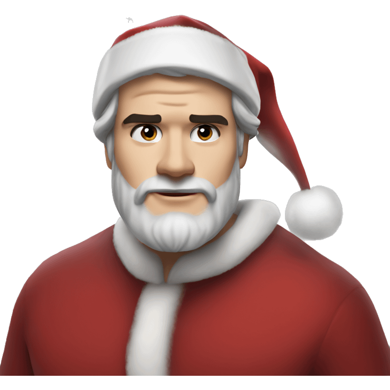 Henry Cavill as Santa Claus  emoji