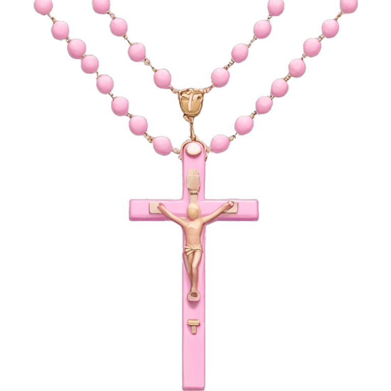 Light Pink rosary emoji