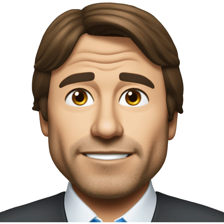 I want you to generate the animoji of Antonio Conte, the trainer of Napoli Calcio emoji