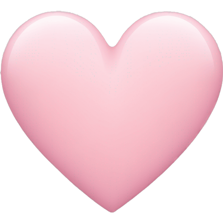 Light pink heart emoji