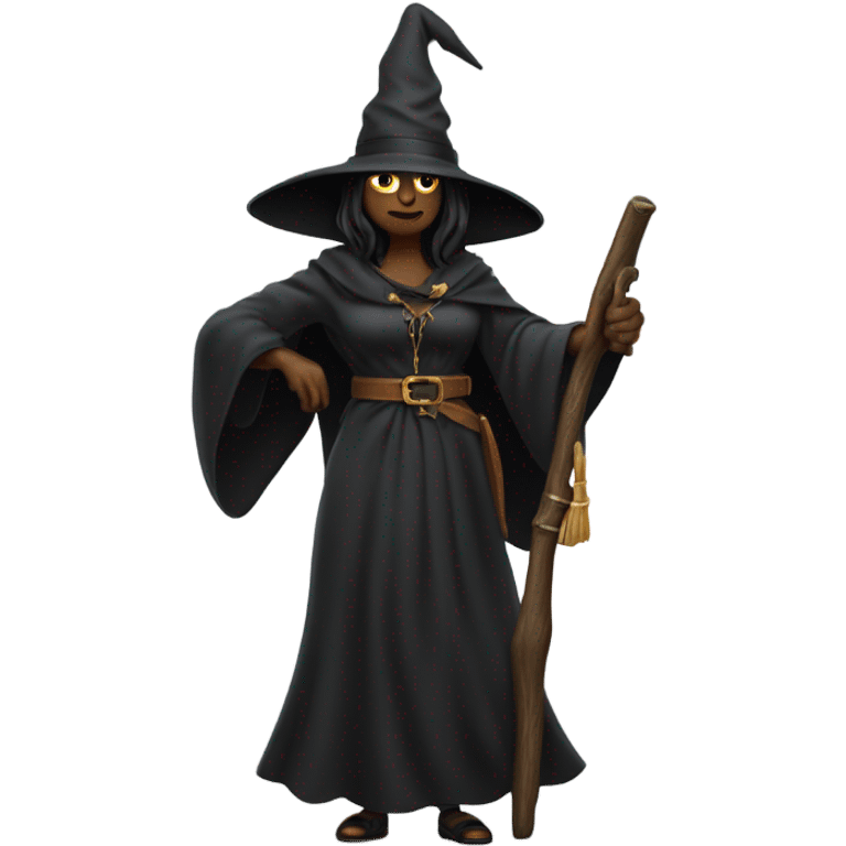 witch with an ak-47 emoji