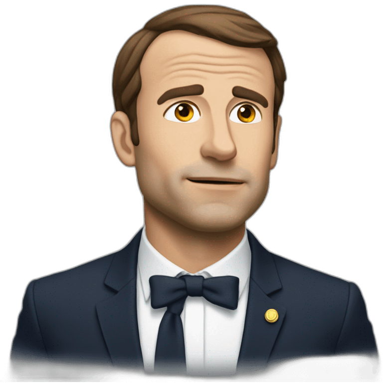 Macron qui dort emoji