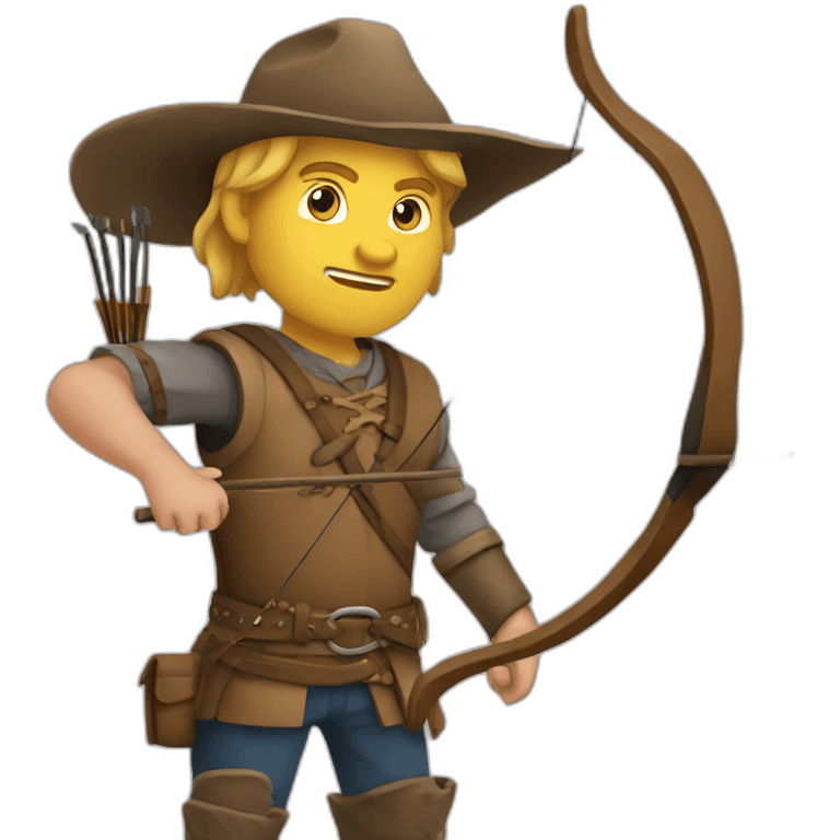 hillbilly medieval archer emoji