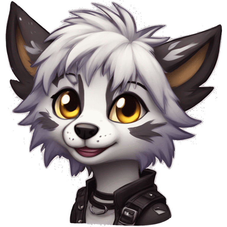 Edgy punk anthro furry by Falvie, LiLaiRa, griffsnuff, AngieWolf emoji