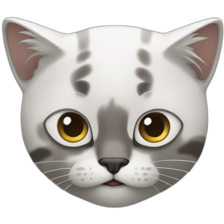 Un chat qui fait eu youkulélé emoji