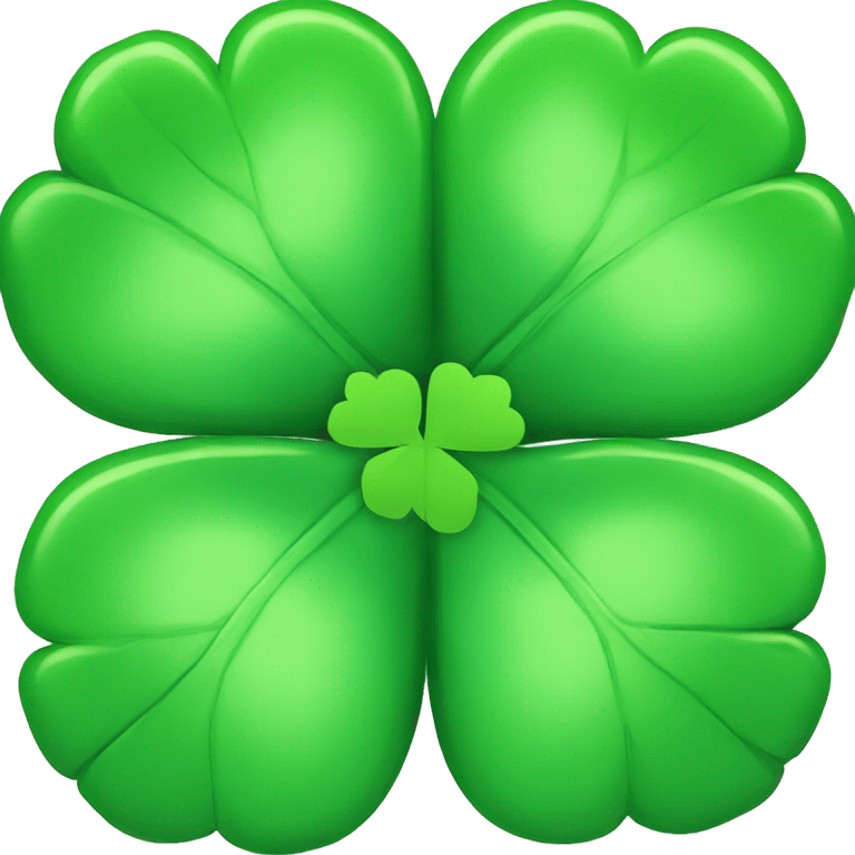 5 leaf clover emoji