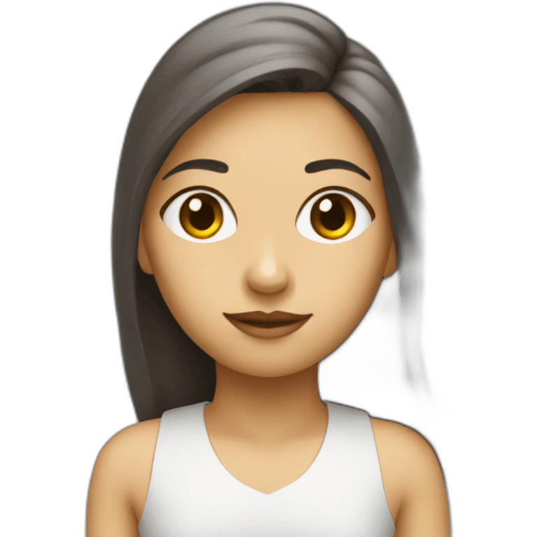 Girl coding emoji