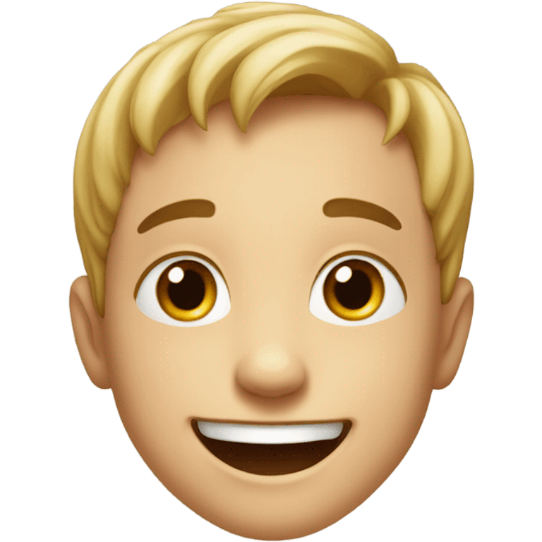 smiling boy portrait indoors emoji