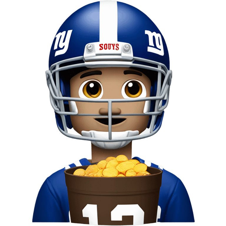 Make Daniel jones on the NY Giants but he’s a trash can, he’s number 8 emoji