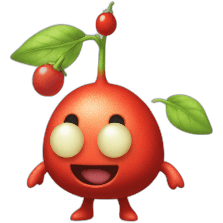 Pikmin from Nintendo apple emoji dtyle emoji