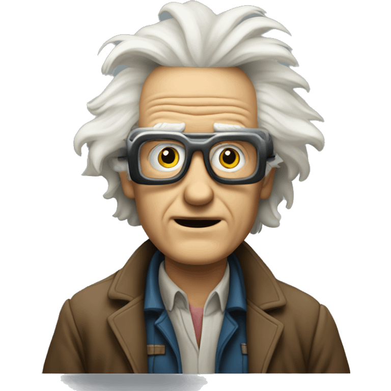 emmett brown back to the future emoji