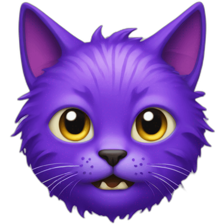 purple monster cat emoji