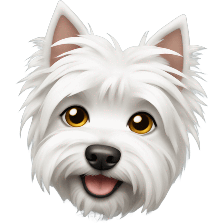 White westie emoji