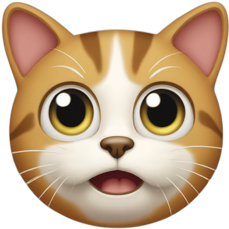 shocked cat emoji