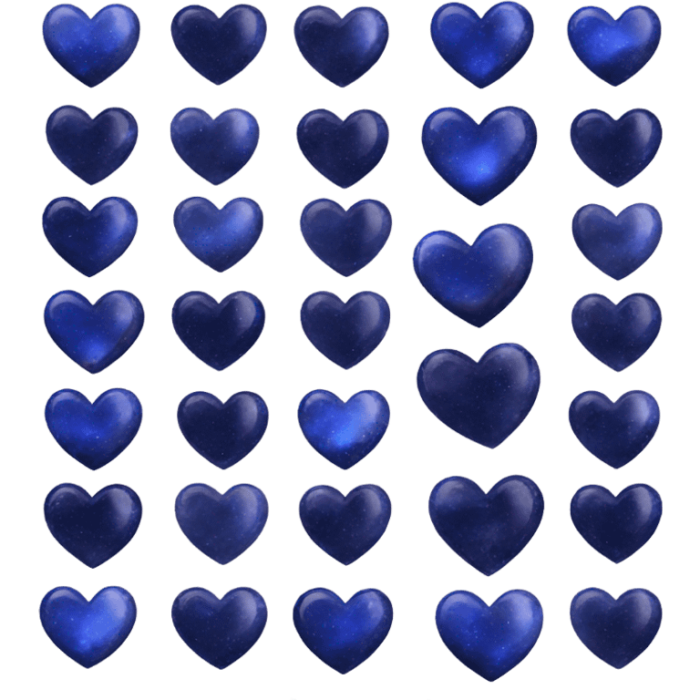 Bluegoldstone heart emoji