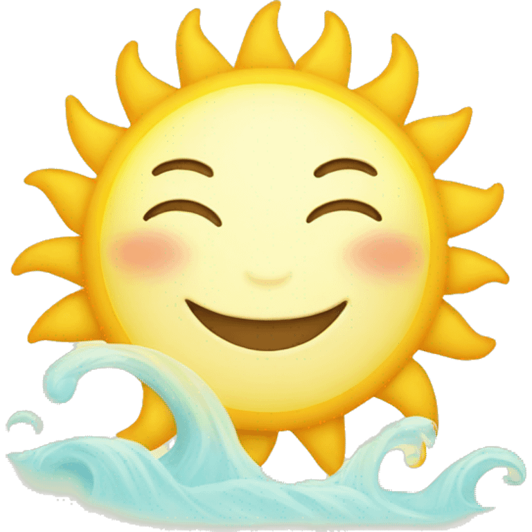 happy sun emoji