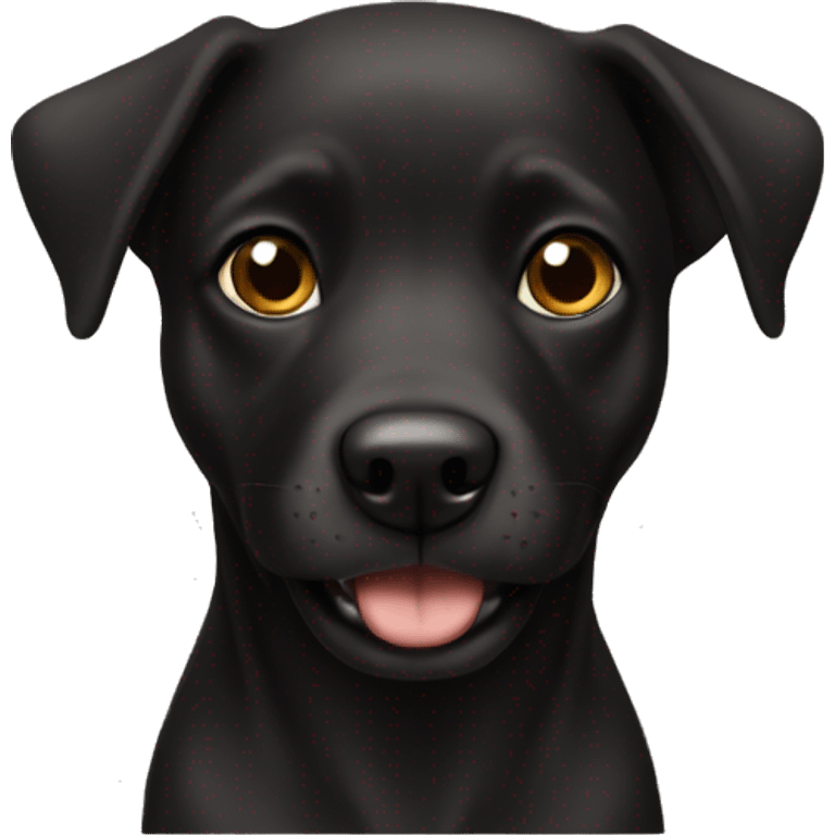 Perro negro emoji