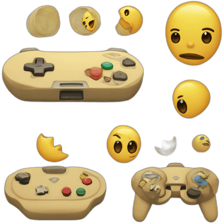 Algérien qui joue à la console emoji