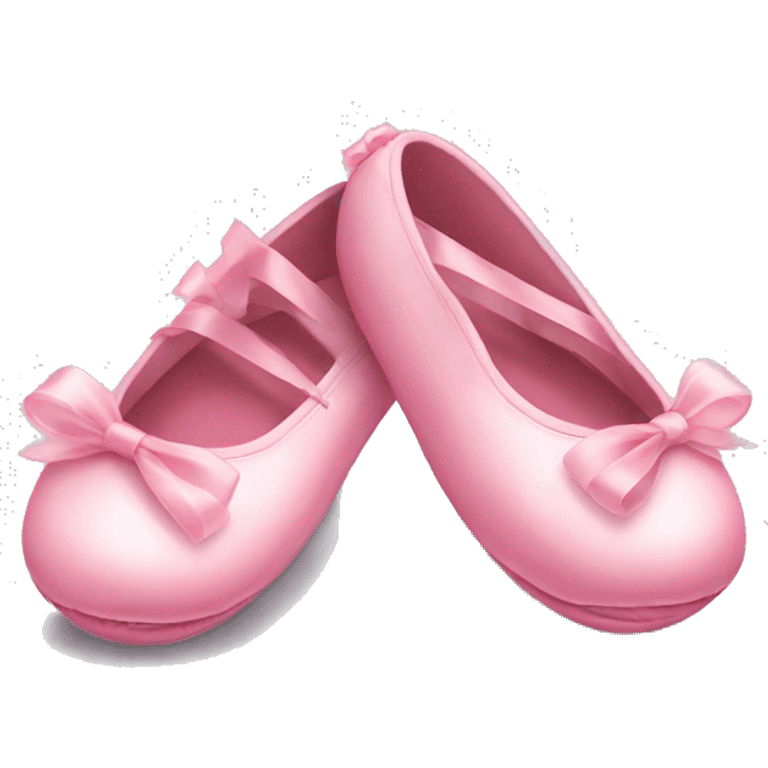 Pink ballerina slippers  emoji