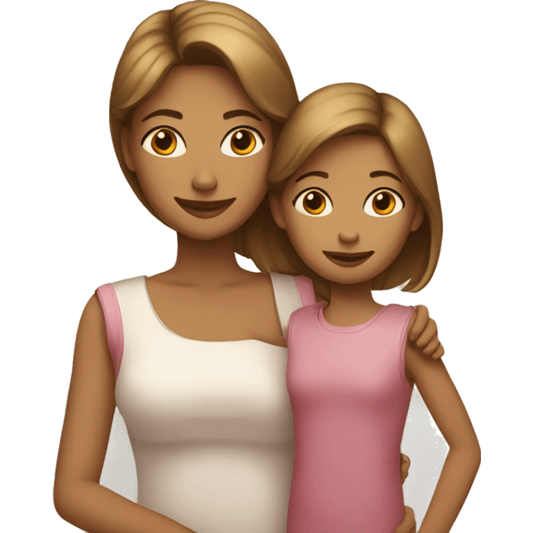 mother and daughter emoji