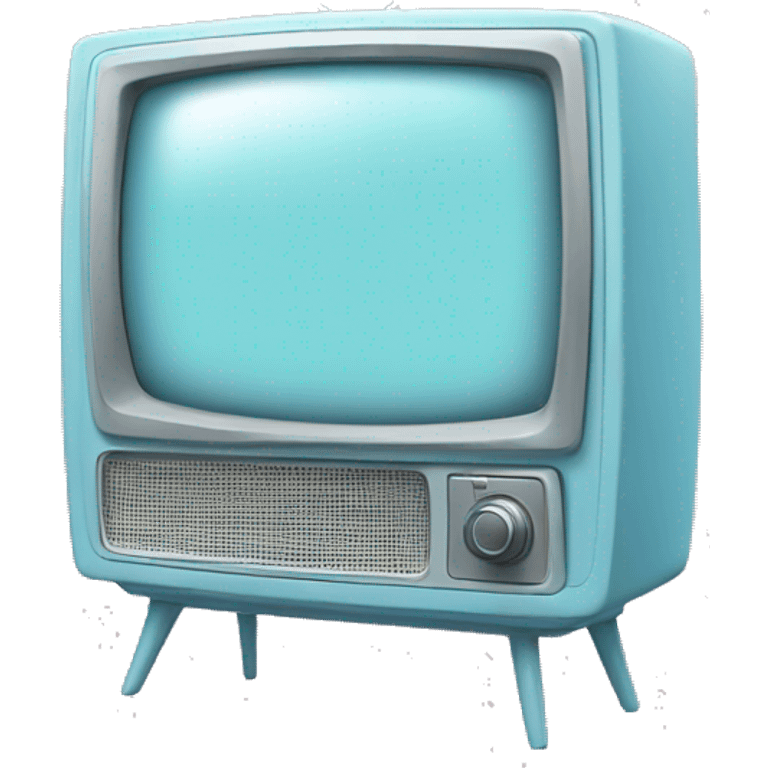 Aesthetic pastel blue tv emoji