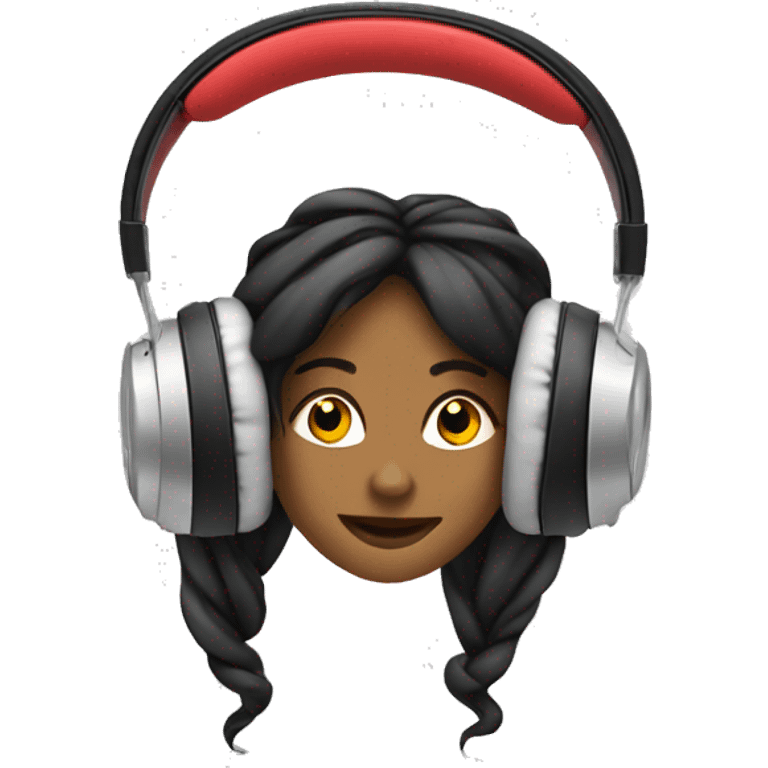 Coquette headphones emoji