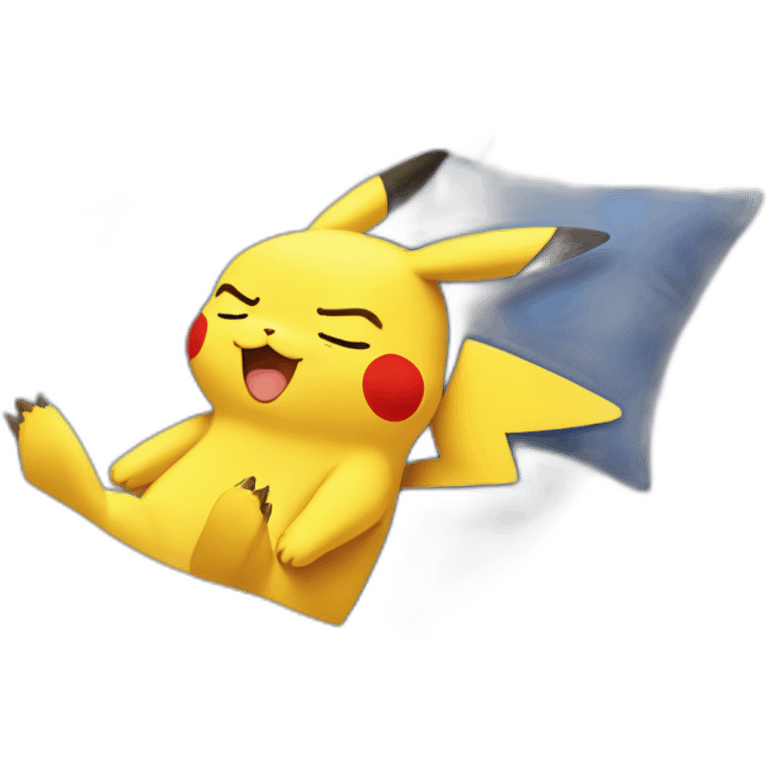 Pikachu sleep emoji