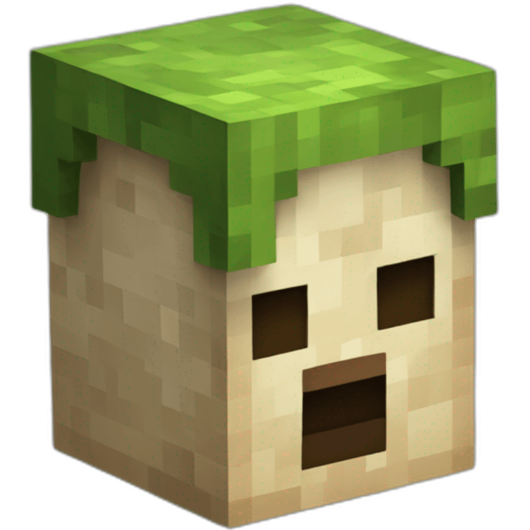 Minecraft block GraassBlock emoji