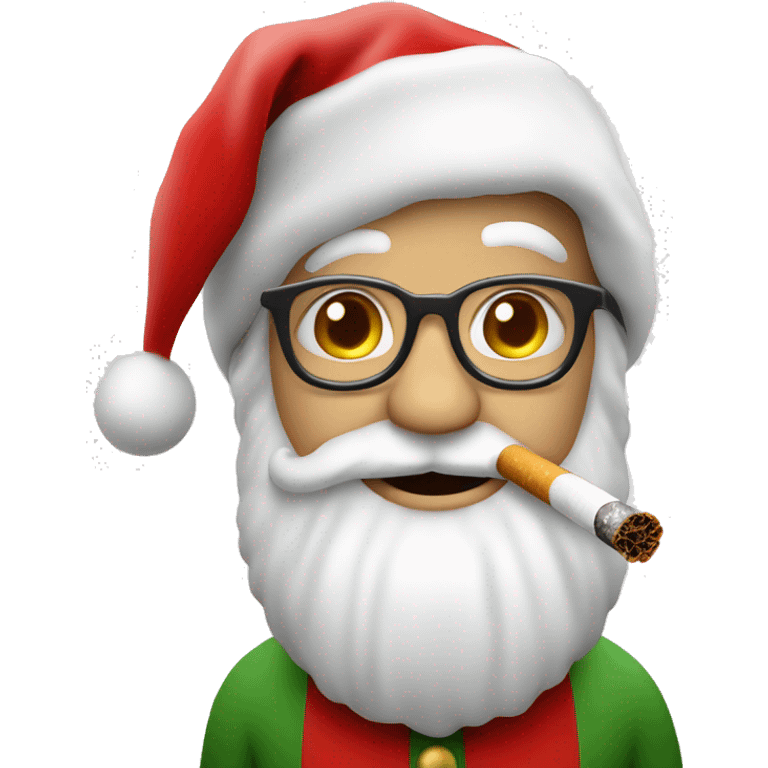 babbo natale con sigaretta emoji