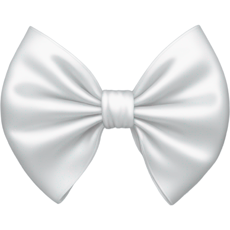 white satin bow emoji