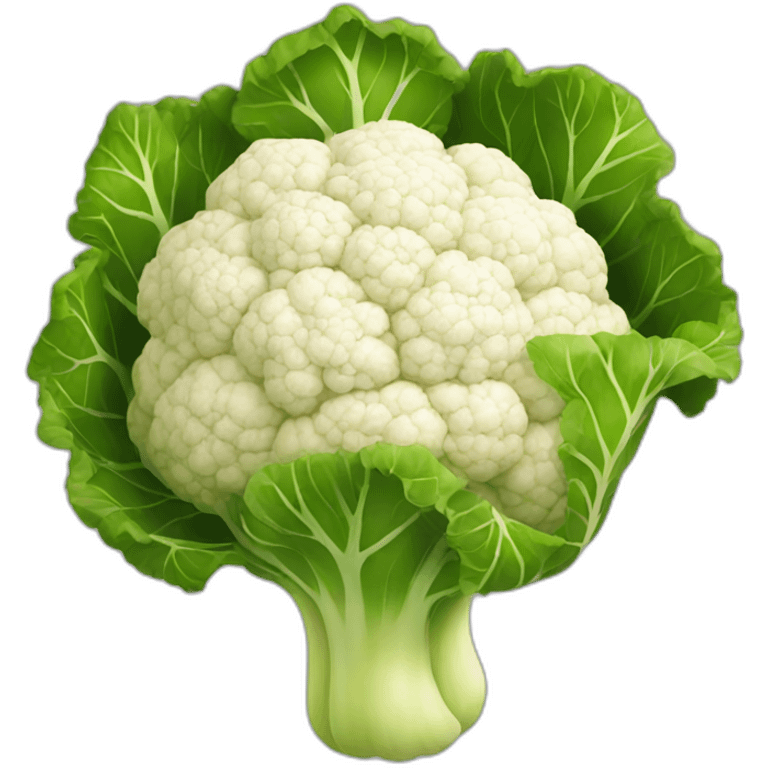 Cauliflower high detail emoji