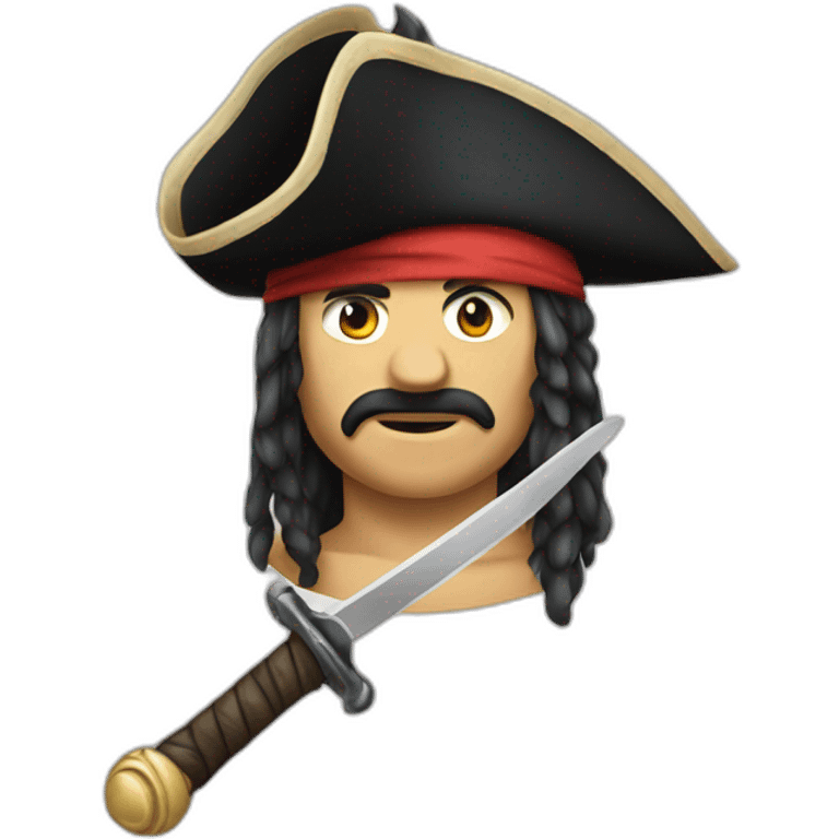 épée de pirate emoji