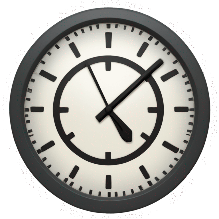 analog clock emoji