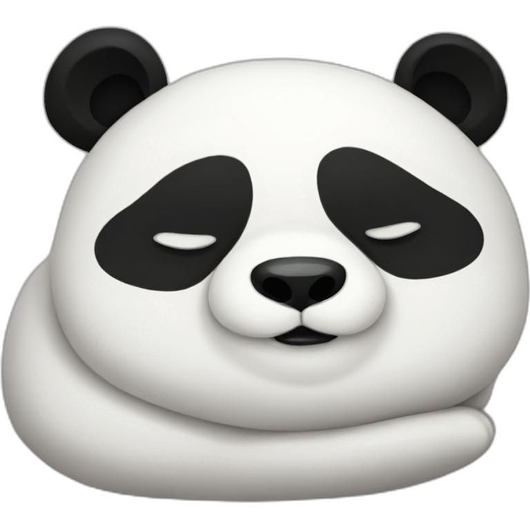 Panda sleeping emoji