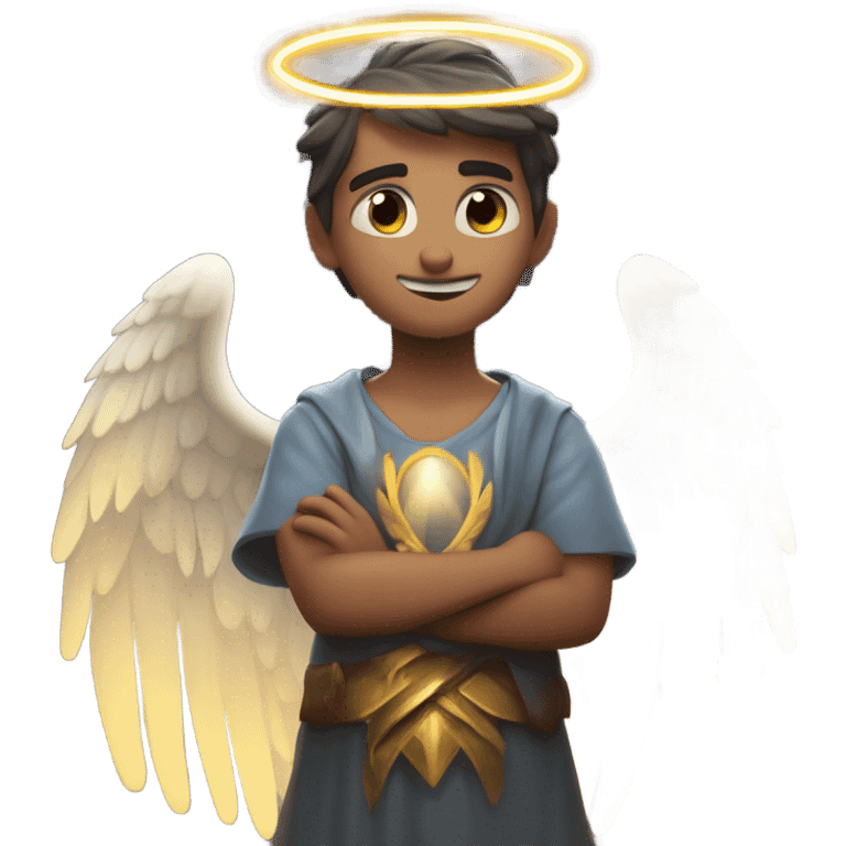 Ángel y demonio juntos emoji