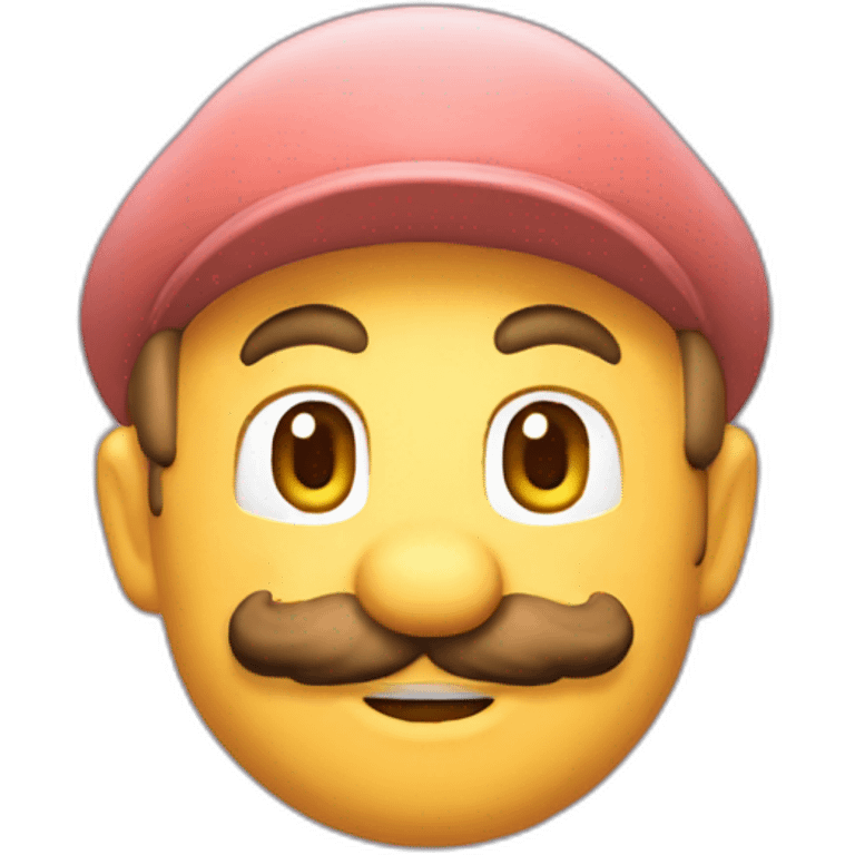 Mario voyant Peach emoji