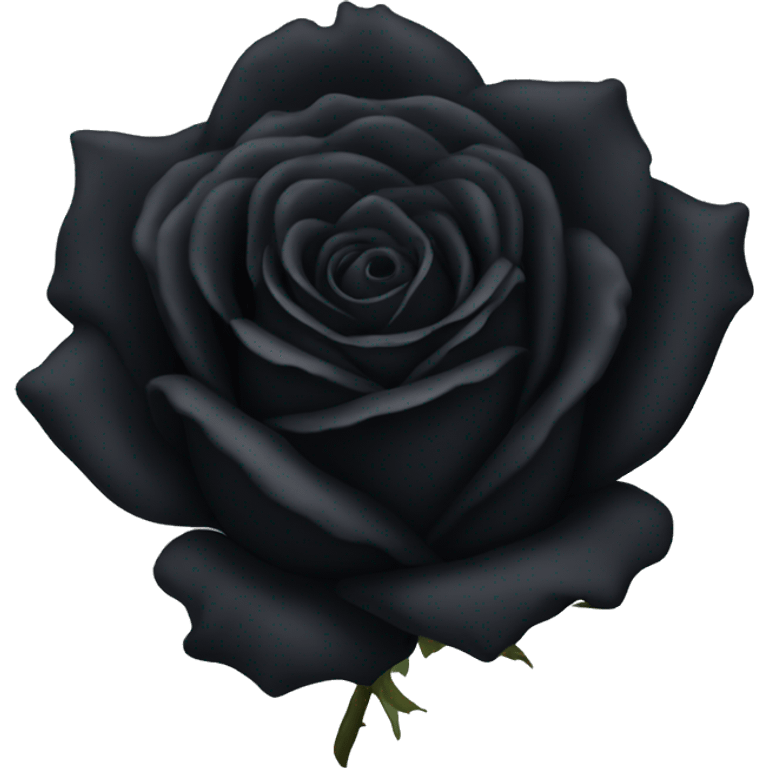 Black rose emoji