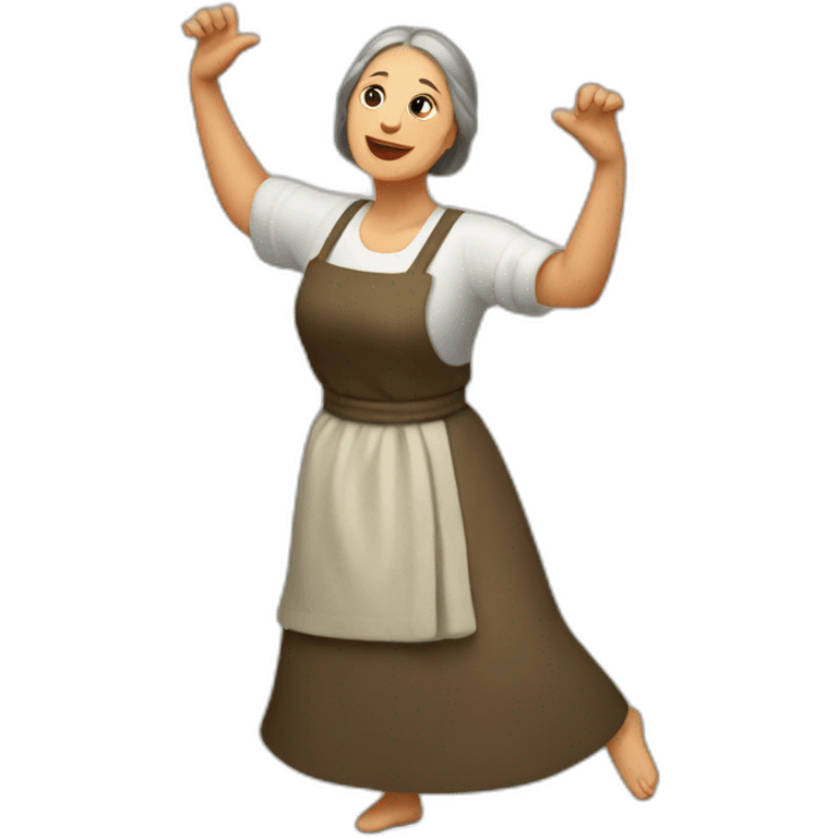 slavic mom dancing for food emoji