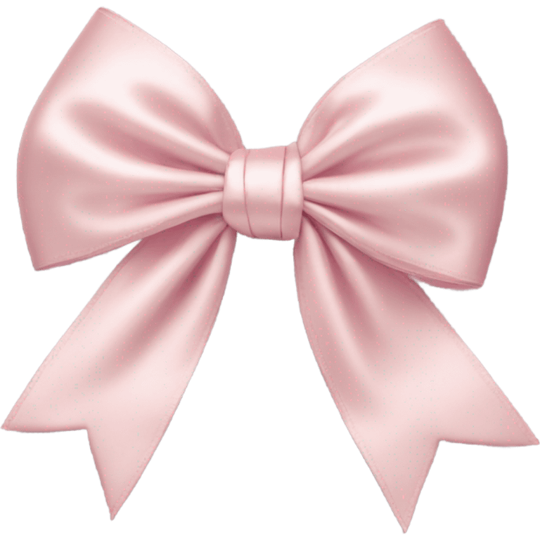 Light pink bow emoji