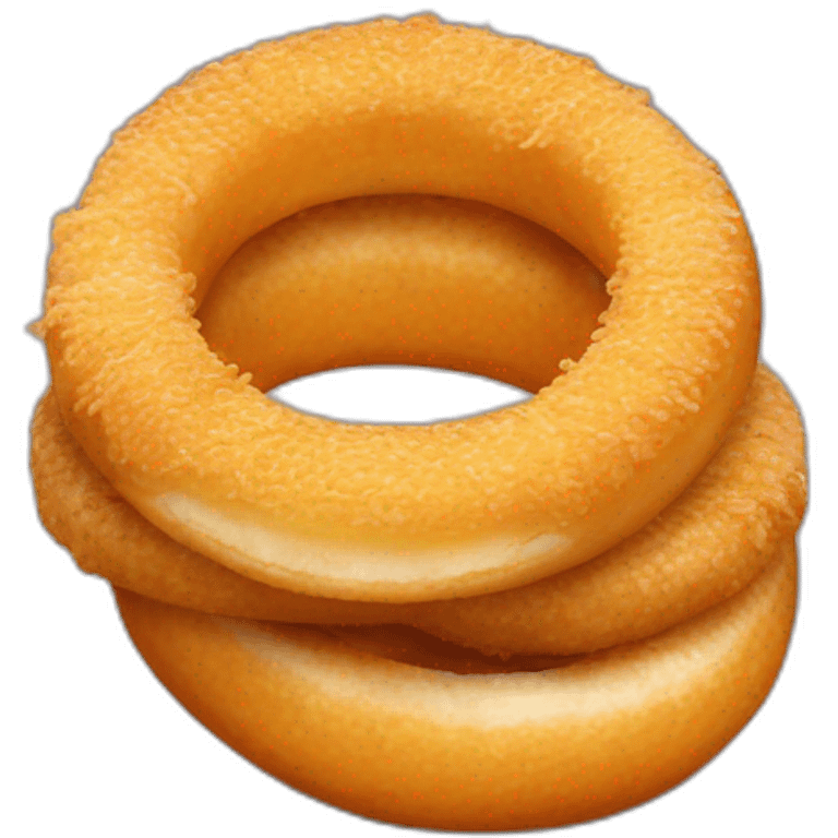 two onion rings emoji