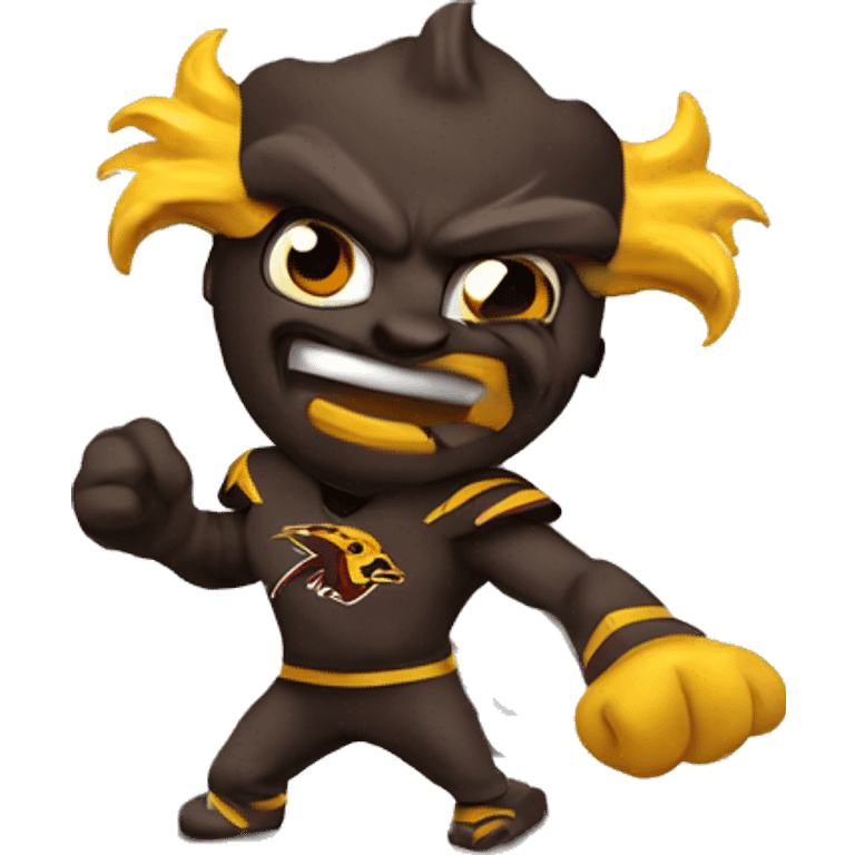 Sparky the Arizona state sundevil  emoji