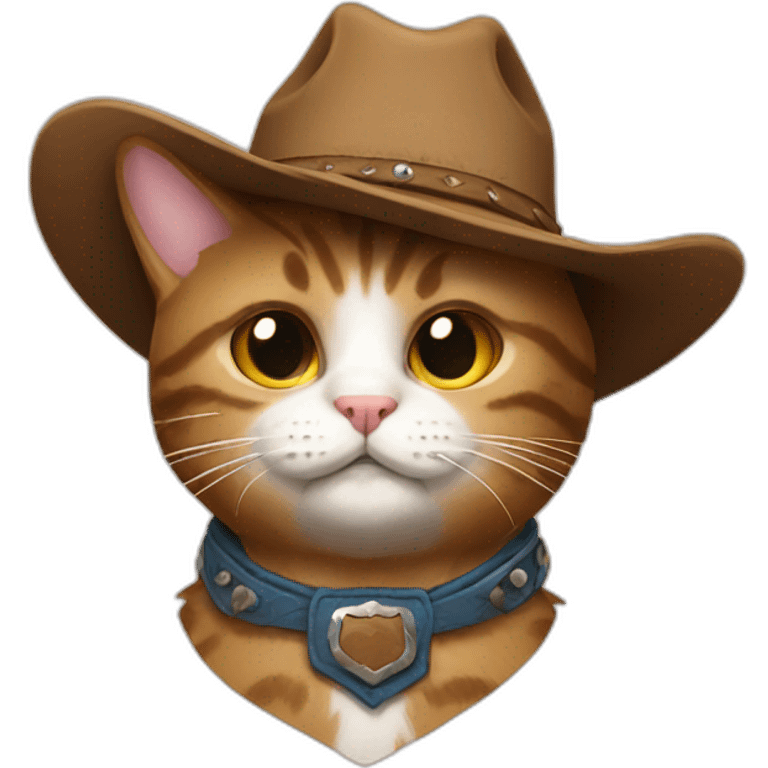 cowboy cat emoji