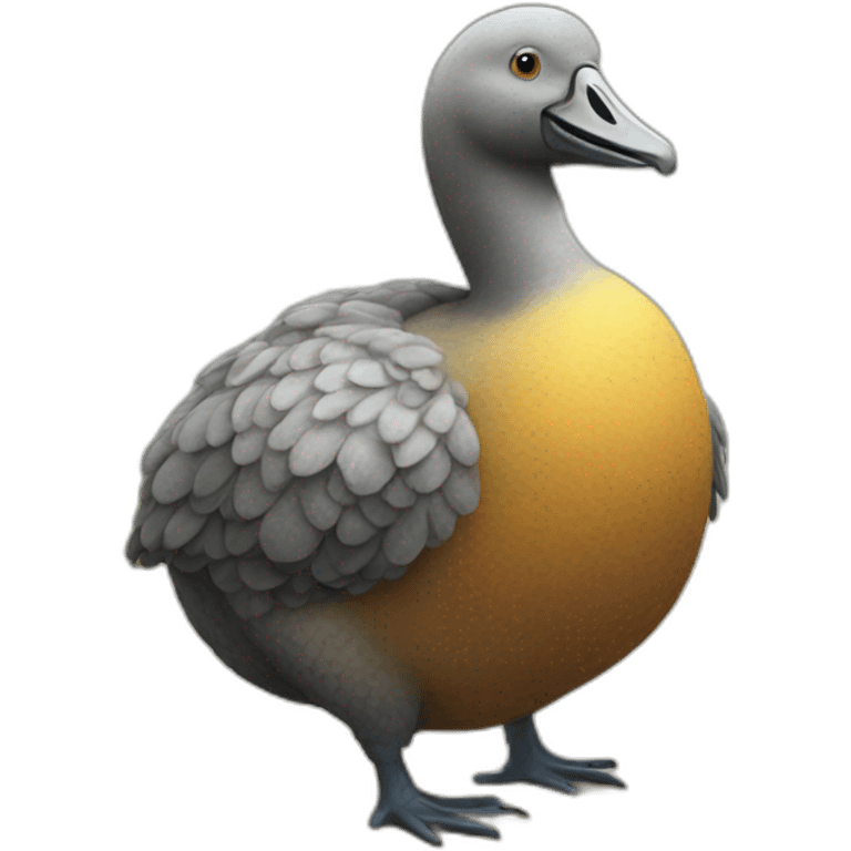 Fat Dodo enjoying life emoji