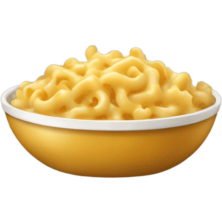 bowl of mac and cheese  emoji