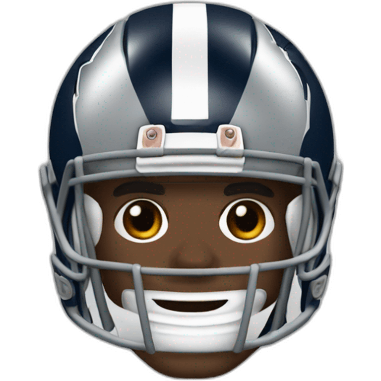 super bowl player head  emoji